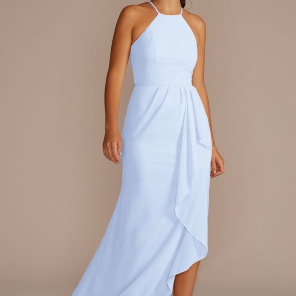 David's Bridal Dresses & Skirts - CLEARANCE: 77 Davids Bridal Ice Blue Celebrate DB Studio Size 12
